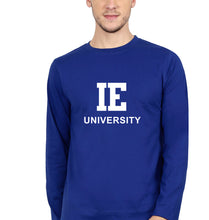 Load image into Gallery viewer, IE University Full Sleeves T-Shirt for Men-royal blue-Ektarfa.online
