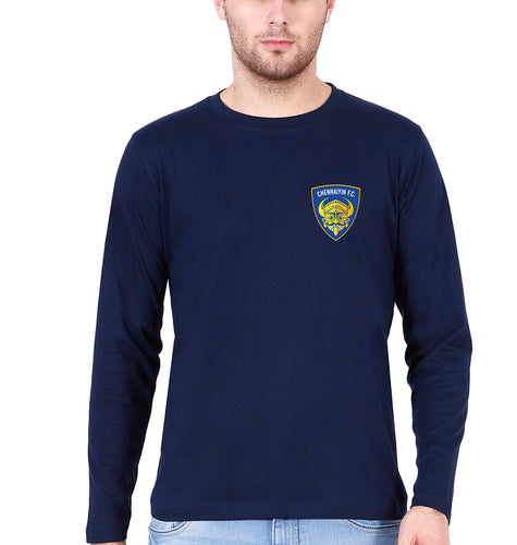 chennaiyin FC Full Sleeves T-Shirt for Men-Navy Blue-Ektarfa.online