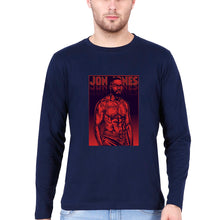 Load image into Gallery viewer, jon jones UFC Full Sleeves T-Shirt for Men-Navy Blue-Ektarfa.online
