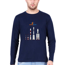 Load image into Gallery viewer, isro Full Sleeves T-Shirt for Men-Navy Blue-Ektarfa.online
