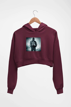 Load image into Gallery viewer, Alan Walker Crop HOODIE FOR WOMEN-Maroon-Ektarfa.online
