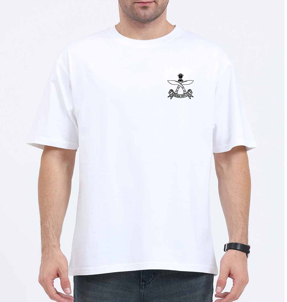 Assam Rifles Army Oversized T-Shirt for Men