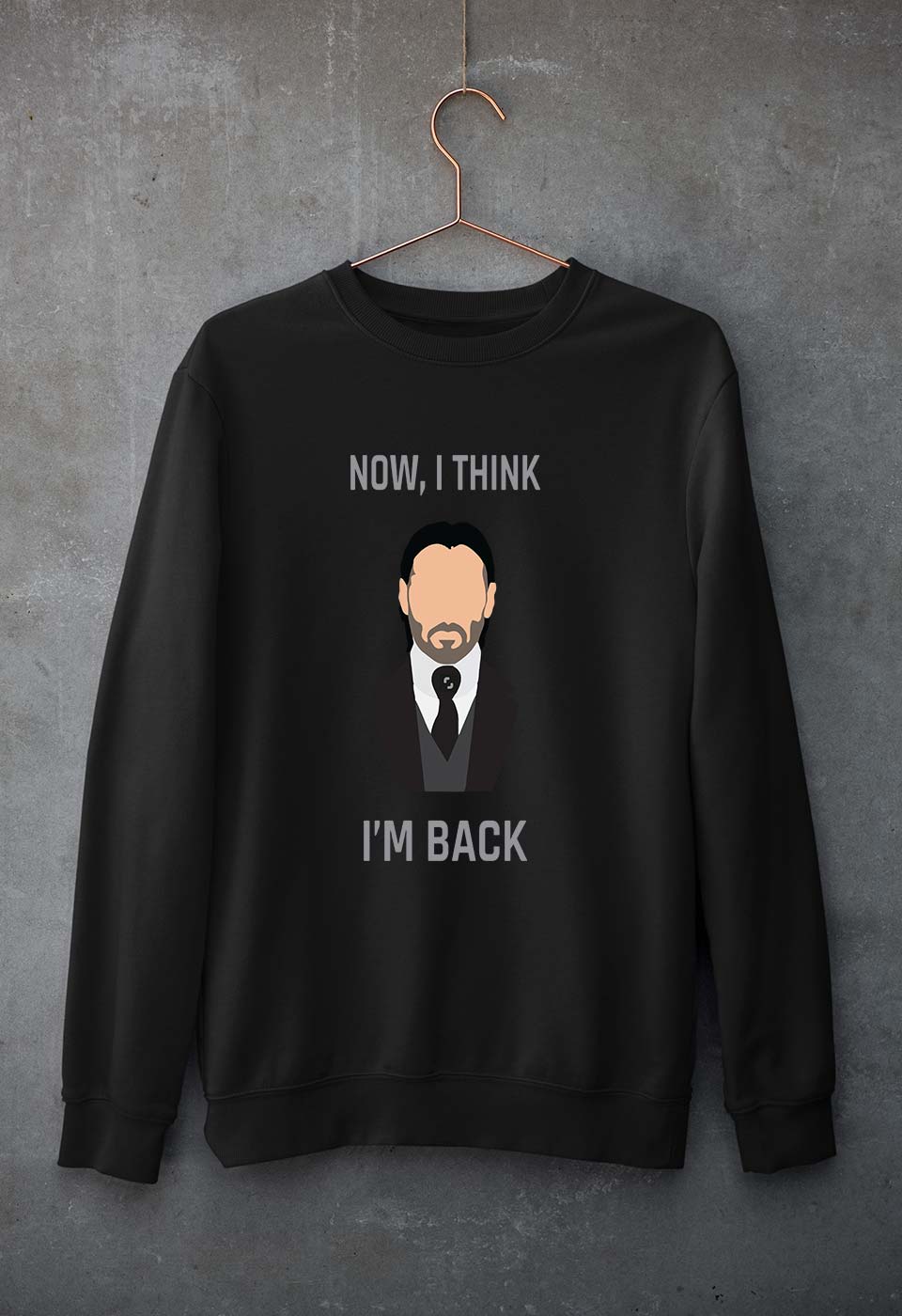 John Wick Unisex Sweatshirt for Men/Women-Black-Ektarfa.online