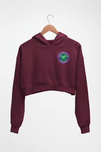 Load image into Gallery viewer, wimbledon Crop HOODIE FOR WOMEN-Maroon-Ektarfa.online
