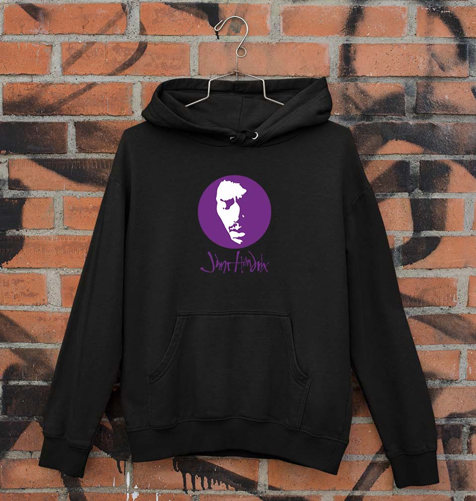 Jimi Hendrix Unisex Hoodie for Men/Women-Black-Ektarfa.online