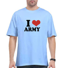 Load image into Gallery viewer, I LOVE ARMY Oversized T-Shirt for Men
