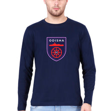 Load image into Gallery viewer, Odisha FC Full Sleeves T-Shirt for Men-Navy Blue-Ektarfa.online
