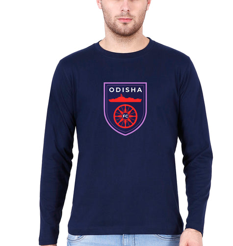 Odisha FC Full Sleeves T-Shirt for Men-Navy Blue-Ektarfa.online