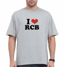 Load image into Gallery viewer, I LOVE RCB Oversized T-Shirt for Men
