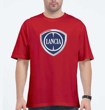 Load image into Gallery viewer, Lancia Oversized T-Shirt for Men-Red-Ektarfa.online
