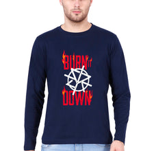 Load image into Gallery viewer, Seth Rollins Full Sleeves T-Shirt for Men-Navy Blue-Ektarfa.online
