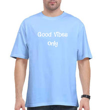 Load image into Gallery viewer, Good vibes only Oversized T-Shirt for Men
