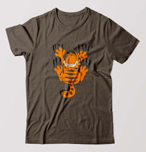 Load image into Gallery viewer, Garfield T-Shirt for Men-Olive Green-Ektarfa.online
