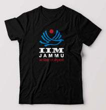 Load image into Gallery viewer, IIM Jammu T-Shirt for Men-Black-Ektarfa.online
