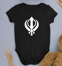 Load image into Gallery viewer, sikh Romper For Baby Boy/Girl-Black-Ektarfa.online

