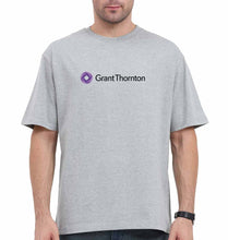 Load image into Gallery viewer, grant thornton Oversized T-Shirt for Men-Grey-Ektarfa.online
