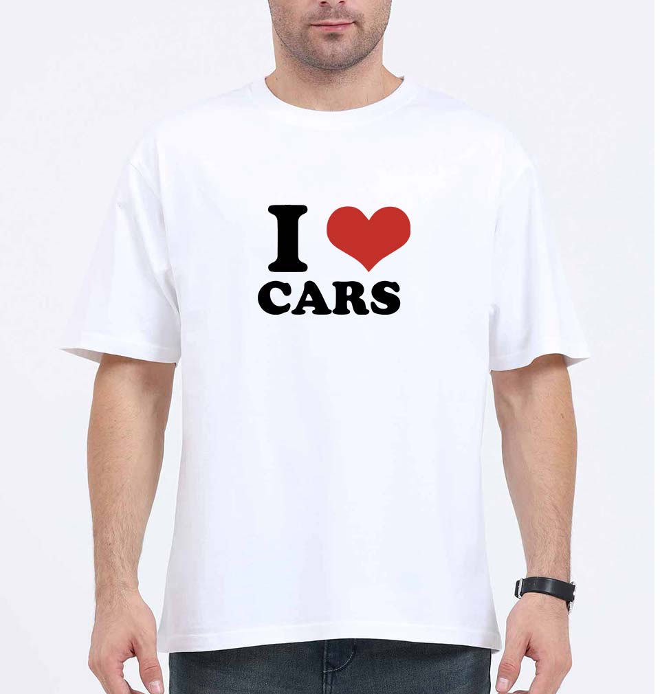I LOVE CARS Oversized T-Shirt for Men