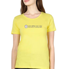 Load image into Gallery viewer, iit jodhpur T-Shirt for Women-Yellow-Ektarfa.online
