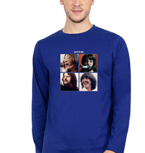 Load image into Gallery viewer, the beatles let it be Full Sleeves T-Shirt for Men-royal blue-Ektarfa.online
