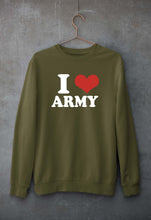 Load image into Gallery viewer, I Love Army Sweatshirt for Men/Women
