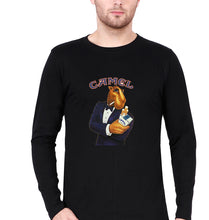 Load image into Gallery viewer, camel cigarette Full Sleeves T-Shirt for Men-Black-Ektarfa.online
