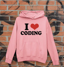 Load image into Gallery viewer, I LOVE CODING Hoodie for Men/Women
