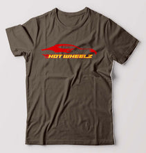 Load image into Gallery viewer, hotwheelz T-Shirt for Men-Olive Green-Ektarfa.online
