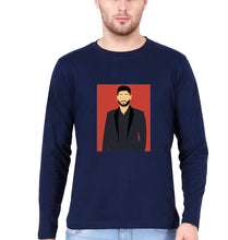 Load image into Gallery viewer, kr$na Full Sleeves T-Shirt for Men-Navy Blue-Ektarfa.online
