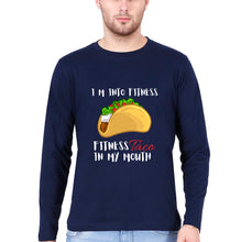 Load image into Gallery viewer, Taco Full Sleeves T-Shirt for Men-Navy Blue-Ektarfa.online
