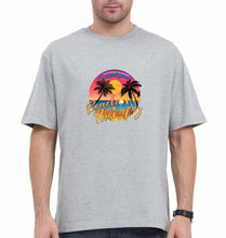 Load image into Gallery viewer, beach therapy Oversized T-Shirt for Men-Grey-Ektarfa.online

