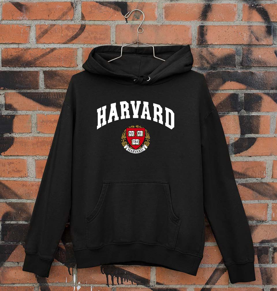 Harvard Unisex Hoodie for Men/Women-Black-Ektarfa.online