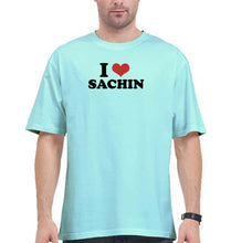 Load image into Gallery viewer, I LOVE SACHIN Oversized T-Shirt for Men
