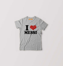 Load image into Gallery viewer, I LOVE MESSI T-Shirt for Boy/Girl-Grey-Ektarfa.online
