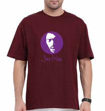 Load image into Gallery viewer, Jimi Hendrix Oversized T-Shirt for Men-Maroon-Ektarfa.online
