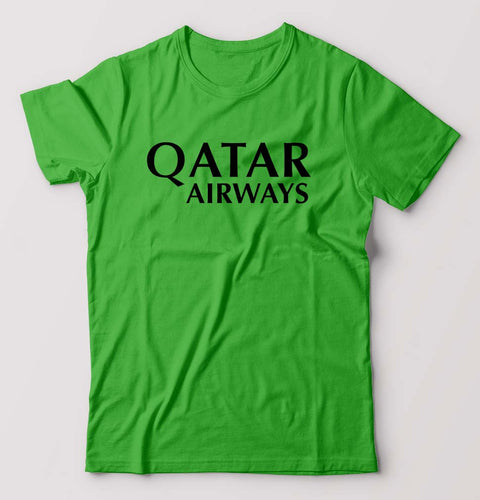 Qatar Airways T-Shirt for Men-flag green-Ektarfa.online