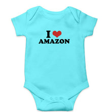 Load image into Gallery viewer, I LOVE AMAZON Romper For Baby Boy/Girl-Sky Blue-Ektarfa.online
