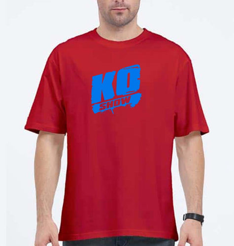 WWE KEVIN OWENS Oversized T-Shirt for Men-Red-Ektarfa.online