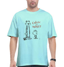 Load image into Gallery viewer, calvin hobbes Oversized T-Shirt for Men-Mint-Ektarfa.online
