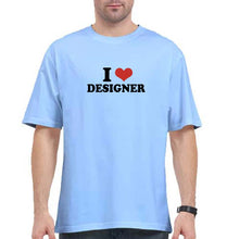 Load image into Gallery viewer, I LOVE DESIGNER Oversized T-Shirt for Men
