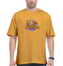 Load image into Gallery viewer, Fraggle Rock Oversized T-Shirt for Men-Golden Yellow-Ektarfa.online
