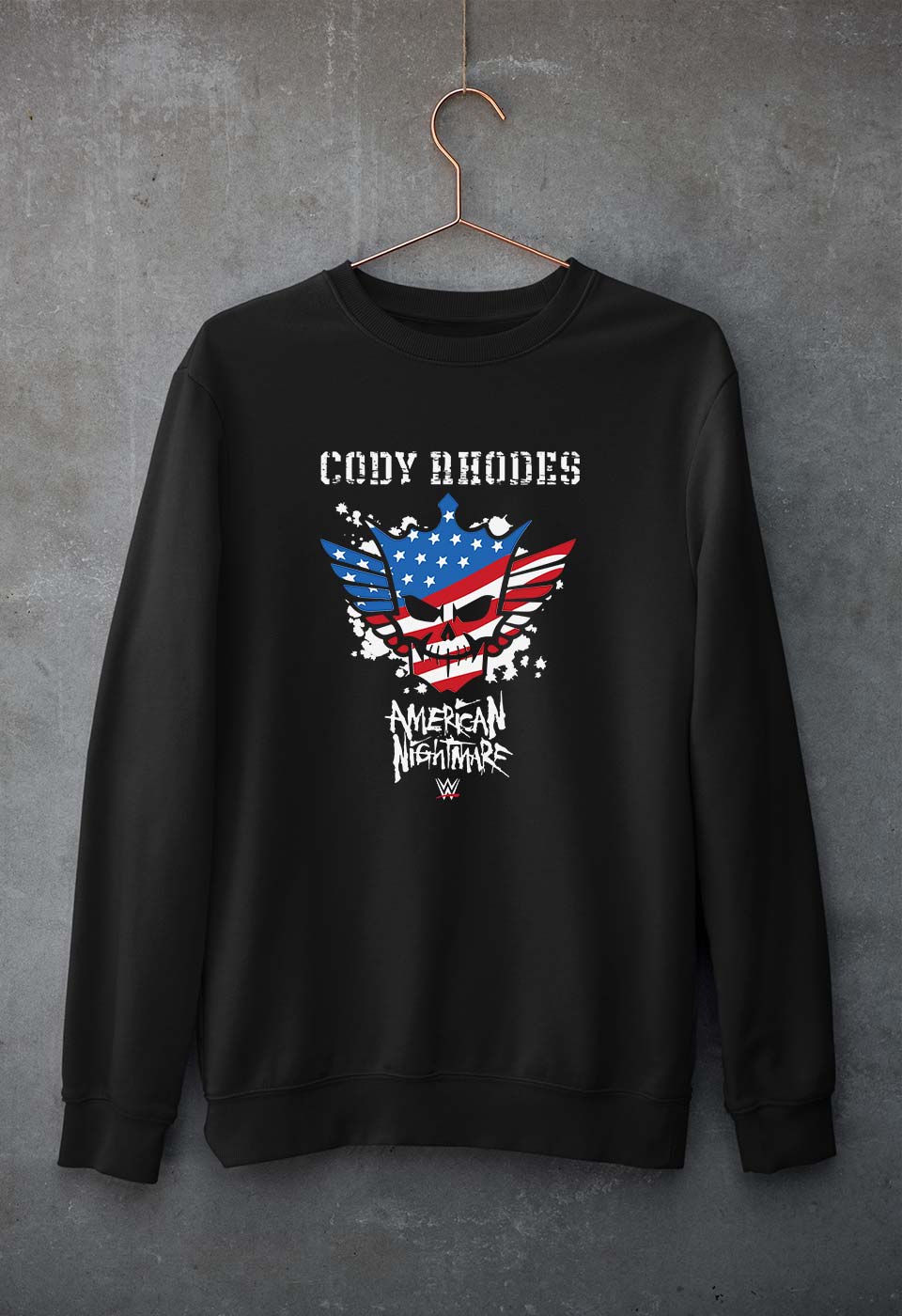 Cody Rhodes American Nightmare WWE Unisex Sweatshirt for Men/Women-Black-Ektarfa.online