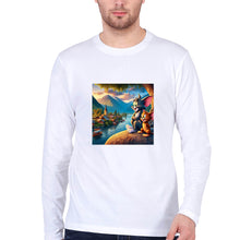 Load image into Gallery viewer, Tom and Jerry Full Sleeves T-Shirt for Men-White-Ektarfa.online
