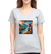 Load image into Gallery viewer, Tom and Jerry T-Shirt for Women-Grey Melange-Ektarfa.online
