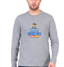 Load image into Gallery viewer, fun squad Full Sleeves T-Shirt for Men-Grey Melange-Ektarfa.online
