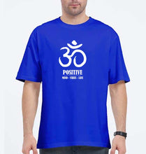 Load image into Gallery viewer, Om Oversized T-Shirt for Men-Royal Blue-Ektarfa.online
