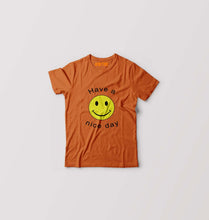 Load image into Gallery viewer, Nice Day Emoji Kids T-Shirt for Boy/Girl-Orange-Ektarfa.online
