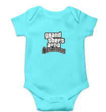 Load image into Gallery viewer, GTA San Romper For Baby Boy/Girl-Sky Blue-Ektarfa.online
