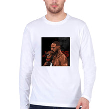 Load image into Gallery viewer, jon jones UFC Full Sleeves T-Shirt for Men-White-Ektarfa.online
