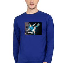 Load image into Gallery viewer, erling haaland Full Sleeves T-Shirt for Men-royal blue-Ektarfa.online
