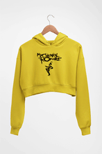 Load image into Gallery viewer, My Chemical Romance (MCR) Crop HOODIE FOR WOMEN-Mustard Yellow-Ektarfa.online
